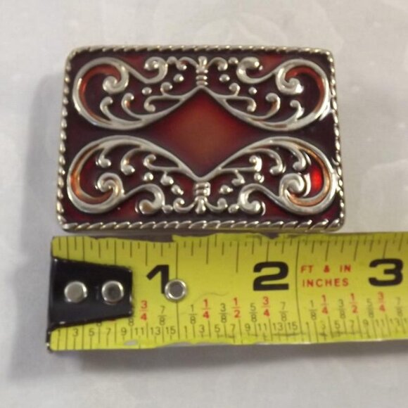Vintage Ornate Mini Belt Buckle - Picture 3 of 8